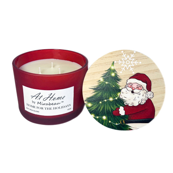 Assorted Christmas Themed Jar Pillar Candle, INDIVIDUALLY SOLD