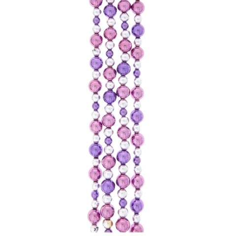 5' Purple Beaded Garland