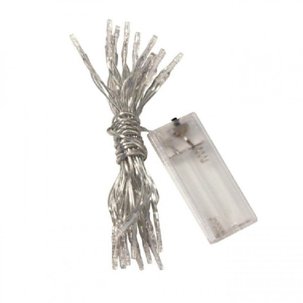 20 Clear Battery Operated LED Mini Lights INDOOR