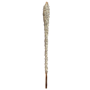 Silver Beaded Icicle Ornament