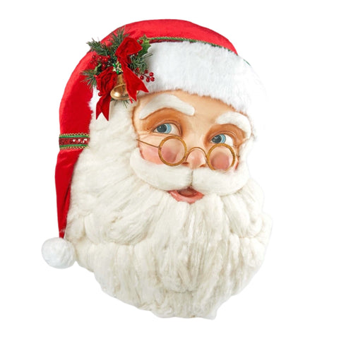 33.5" Santa Face Wall Decor