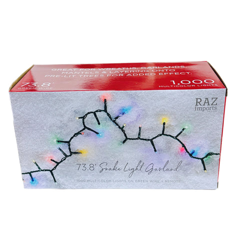 73.8' Multicoloured Mini LED Lights INDOOR