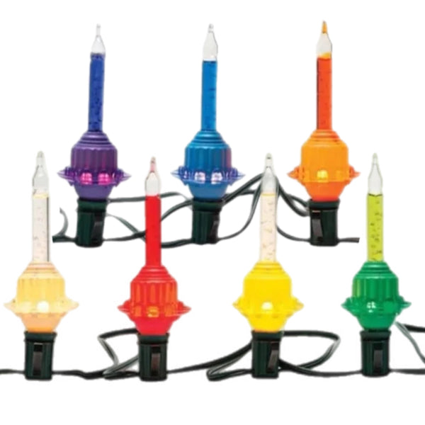 7 Multicoloured Bubble Lights INDOOR