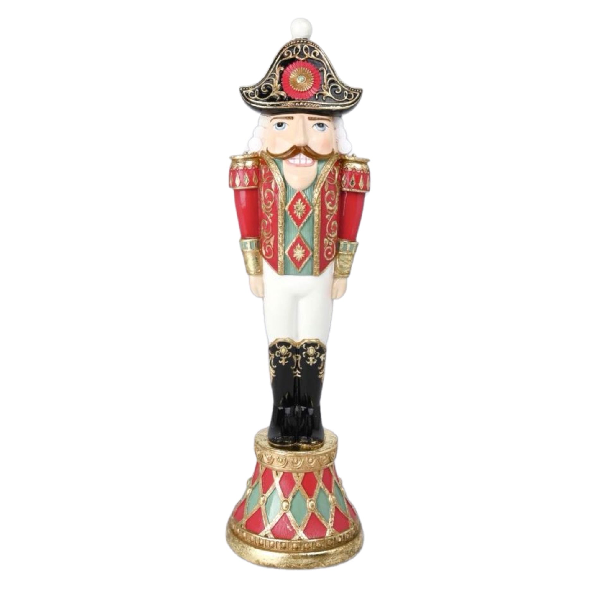 Small Nutcracker On Drum Figurine