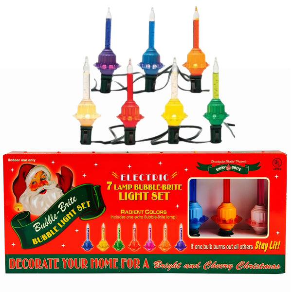 7 Multicoloured Bubble Lights INDOOR