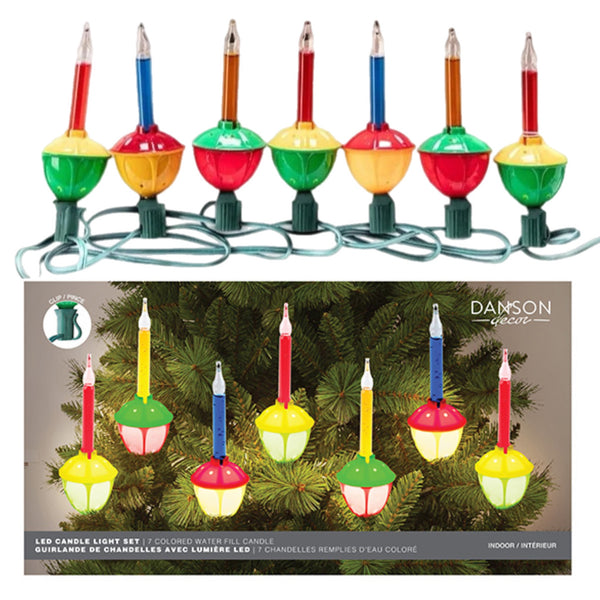 7 Muticoloured Bubble Lights INDOOR