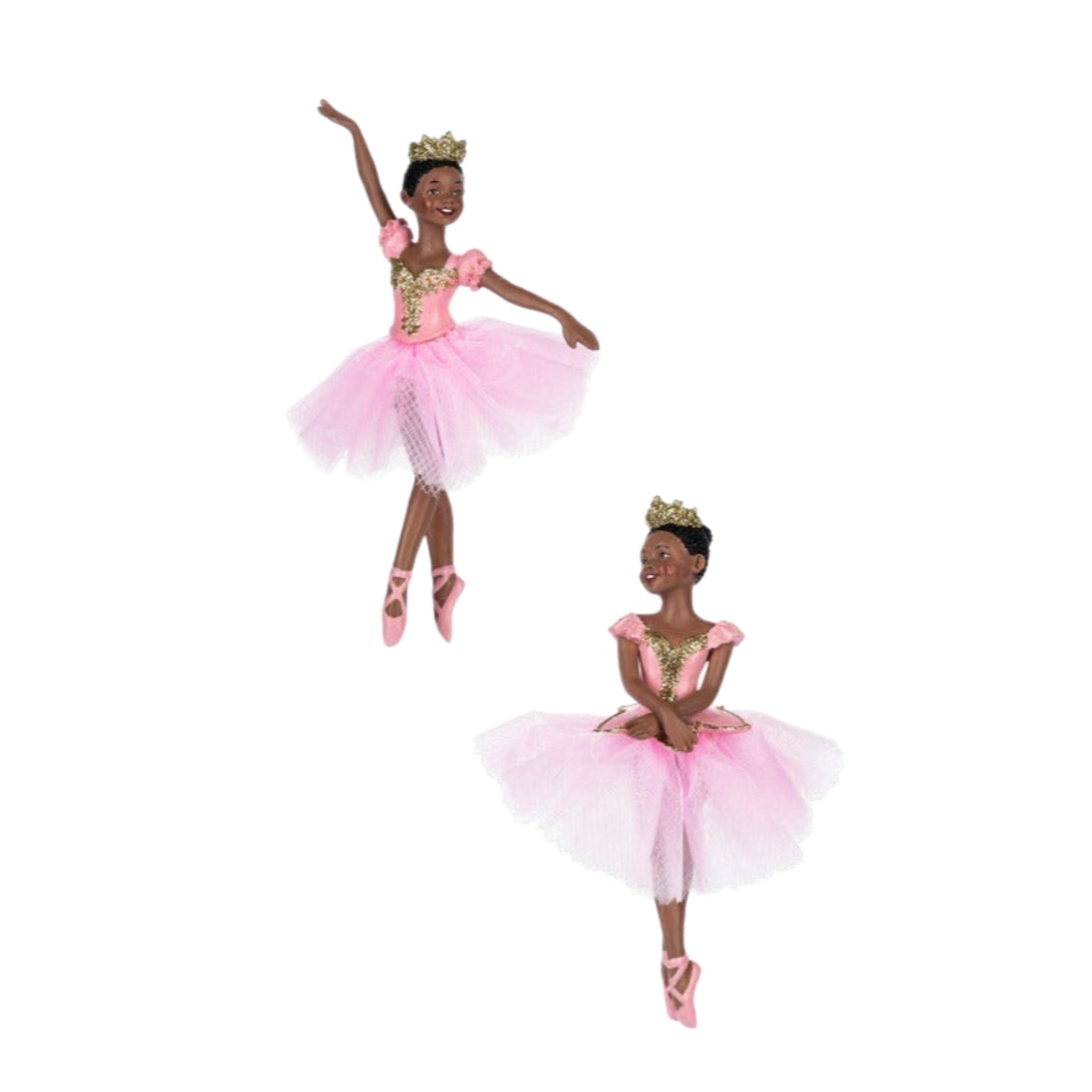 Assorted African Ballerina Ornament, INDIVIDUALLY SOLD