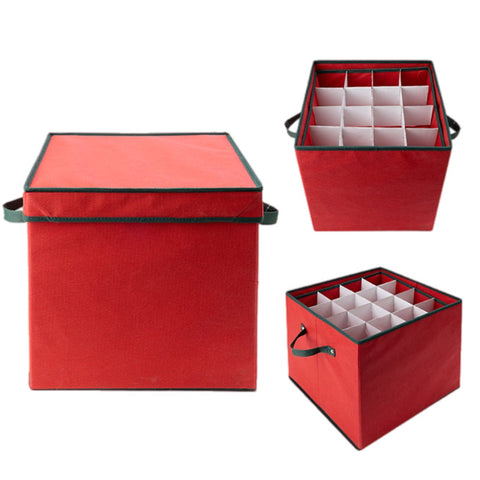 Ornament Storage Box With Dividers