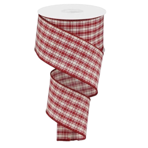 Red Checkered Ribbon