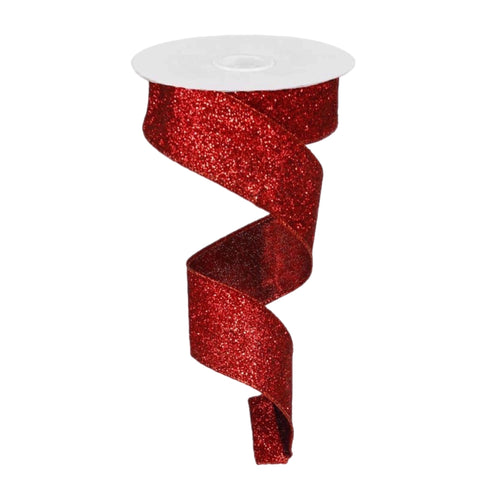 Red Glitter Ribbon