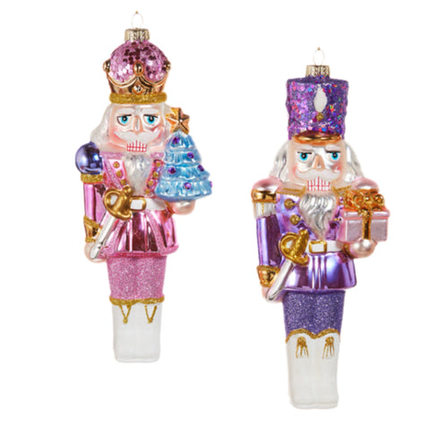 Assorted Violet Nutcracker Ornament, INDIVIDUALLY SOLD