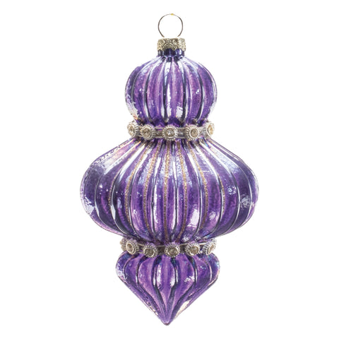 Purple Finial Ornament