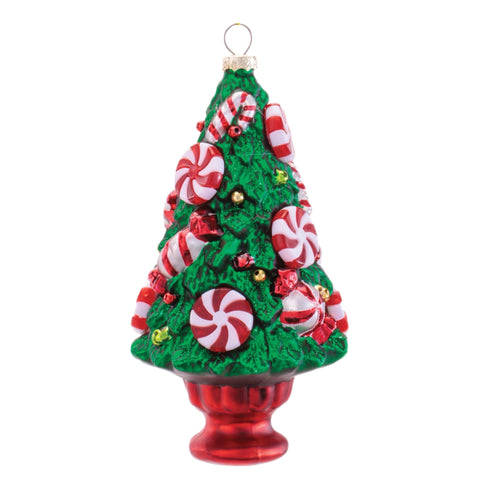 Peppermint Candies In Tree Ornament