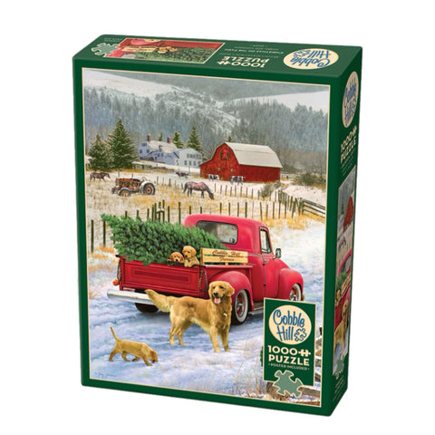 Christmas On The Farm Jigsaw Puzzle