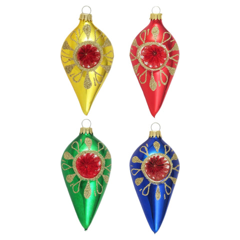 Assorted Teardrop Reflector Ball, INDIVIDUALLY SOLD