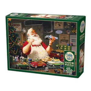 Santa Painting Toy Cars Jigsaw Puzzle