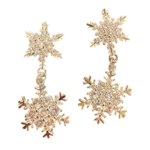 Snowflake Dangle Earrings