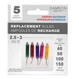 MULTICOLOR Replacement Bulbs, Set Of 5