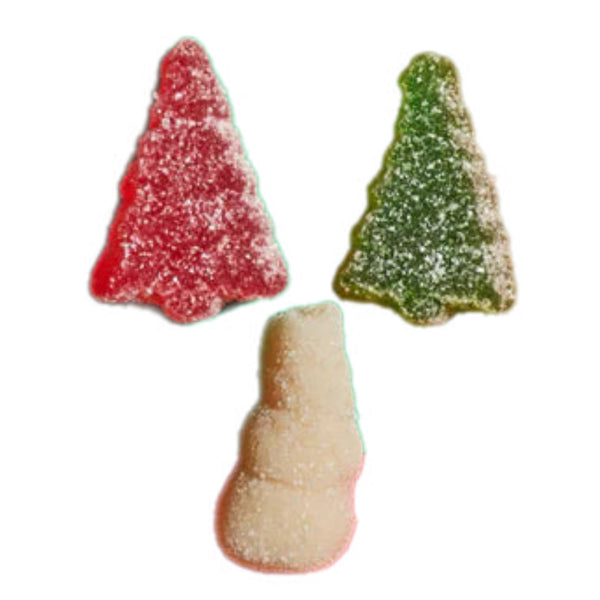 Snowman & Tree Gummies Candy
