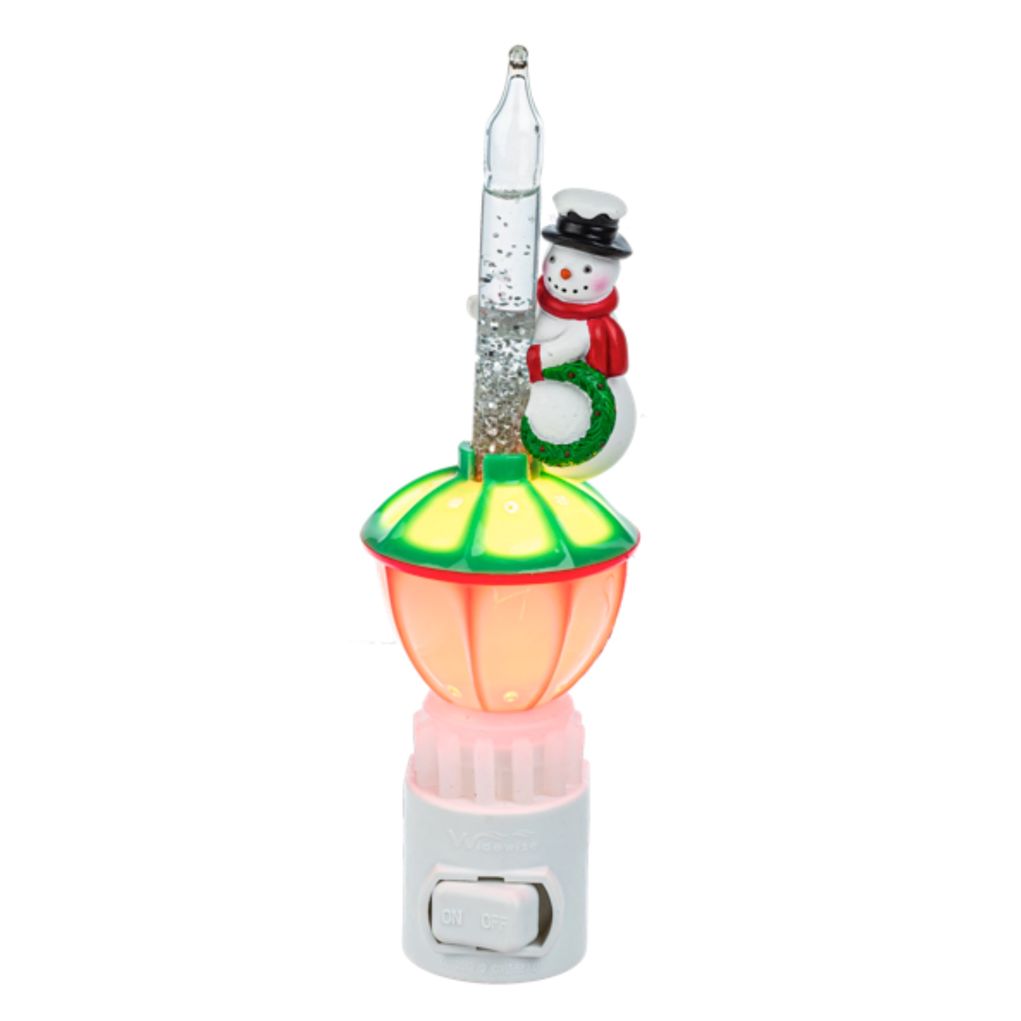 Snowman Bubble Light Night Light