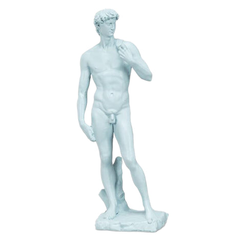 Light Blue Statue Of David Ornament
