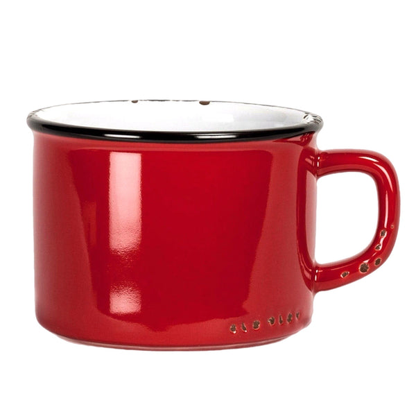 Assorted Red Enamel Mugs, INDIVIDUALLY SOLD