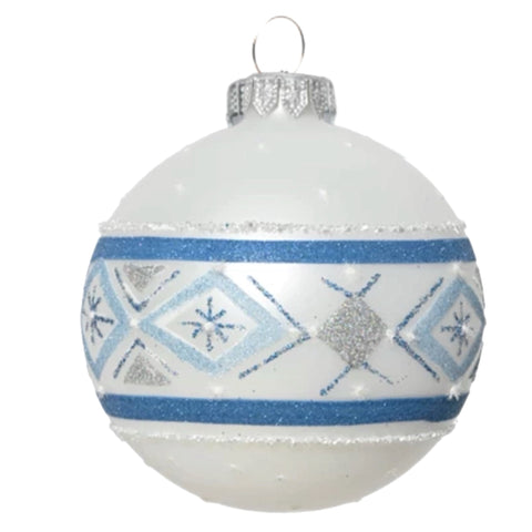 Blue & White Nordic Ball