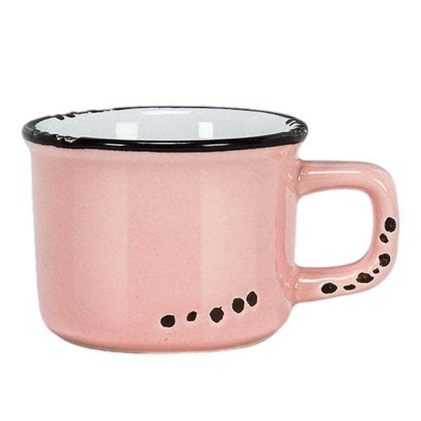 Assorted Pink Enamel Mugs, INDIVIDUALLY SOLD