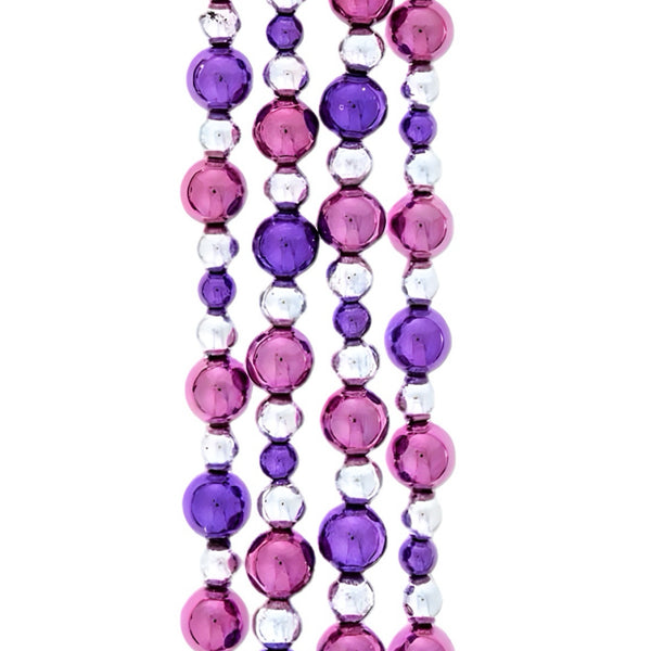 5' Purple Beaded Garland