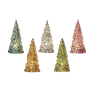 Assorted LED Tree Figurine, INDIVIDUALLY SOLD