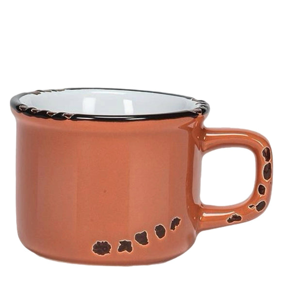 Assorted Terra Enamel Mugs, INDIVIDUALLY SOLD