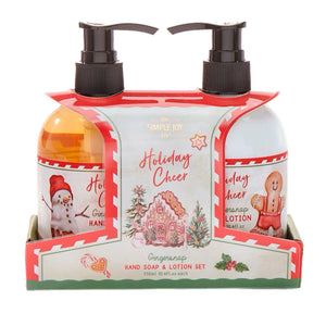 Gingersnap Scented Hand Soap And Lotion Set