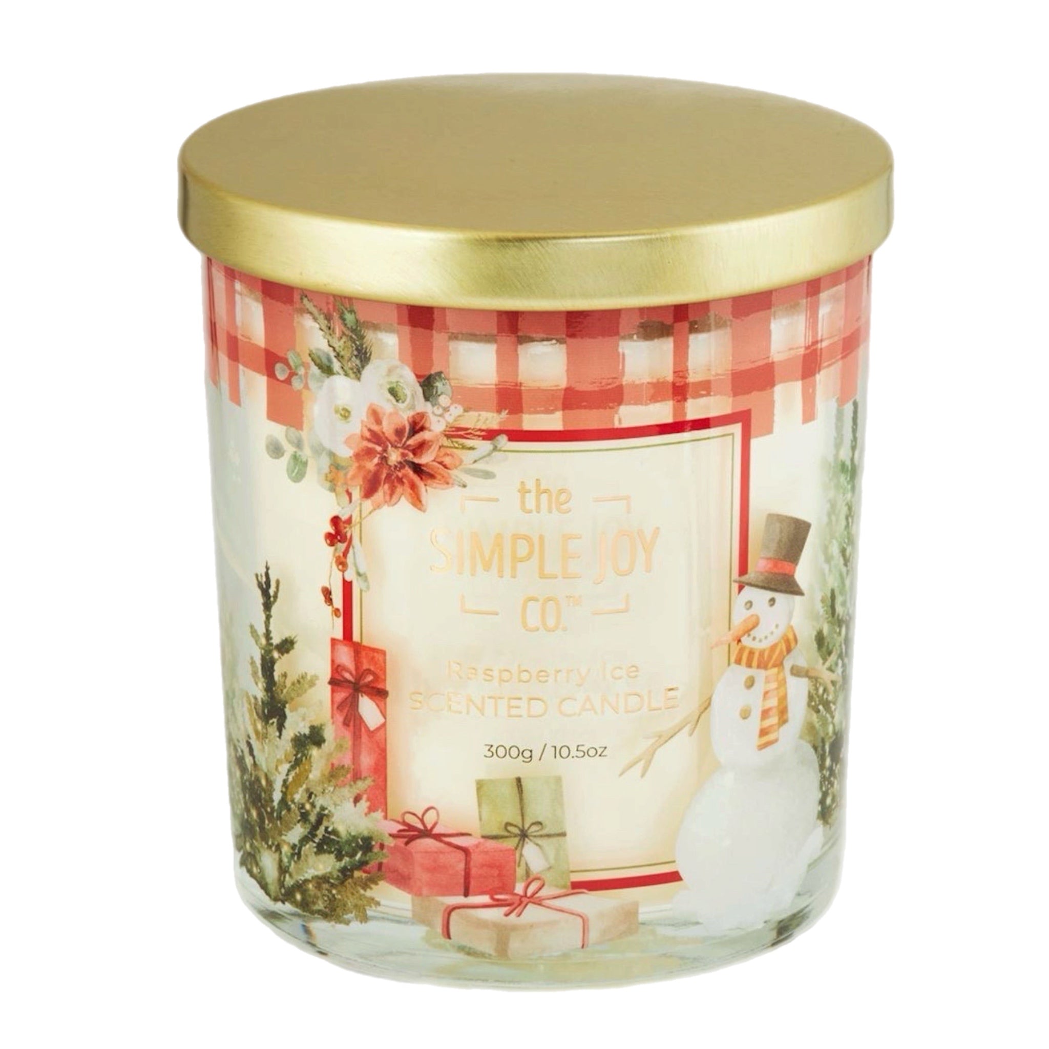 2" X 4" Scented Jar Candle: Raspberry Ice