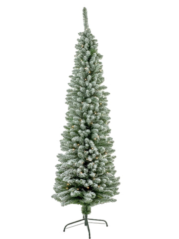 6' Frosted Fir PRELIT CLEAR