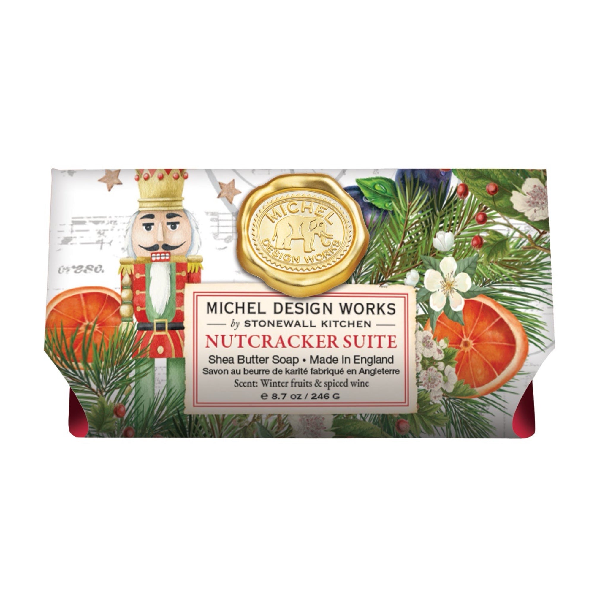 Michel Design Works Large Soap Bar: Nutcracker Suite