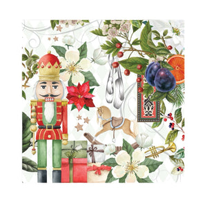 Michel Design Works Cocktail Napkin: Nutcracker Suite