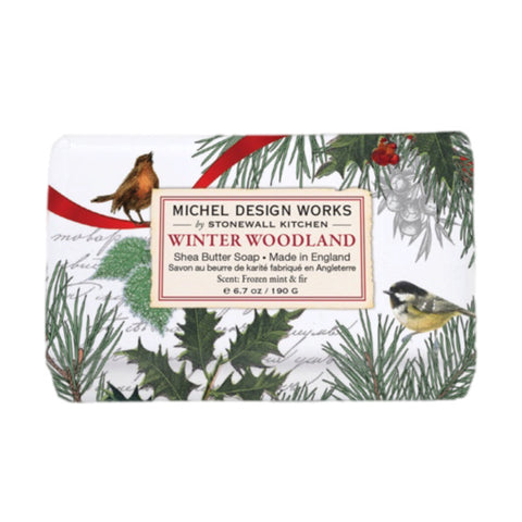 Michel Design Works Boxed Soap Bar: Winter Woodland