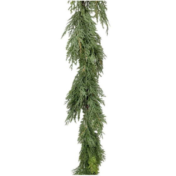 10' White Cedar Garland