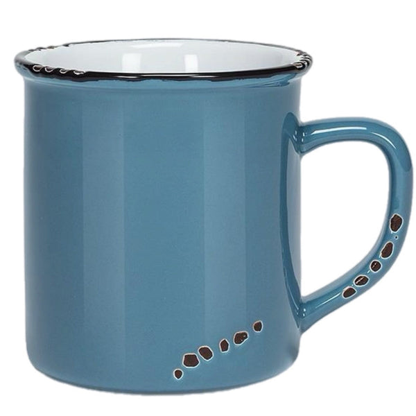 Assorted Denim Enamel Mugs, INDIVIDUALLY SOLD