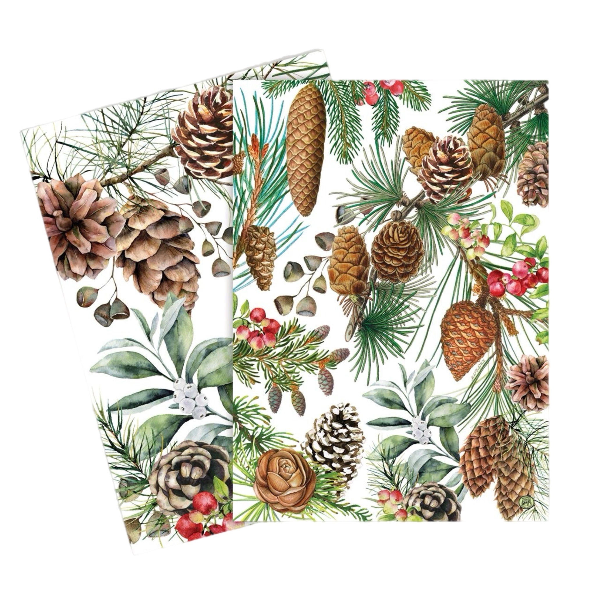 Assorted Michel Design Works Tea Towel: White Spruce, INDIVIDUALLY SOLD