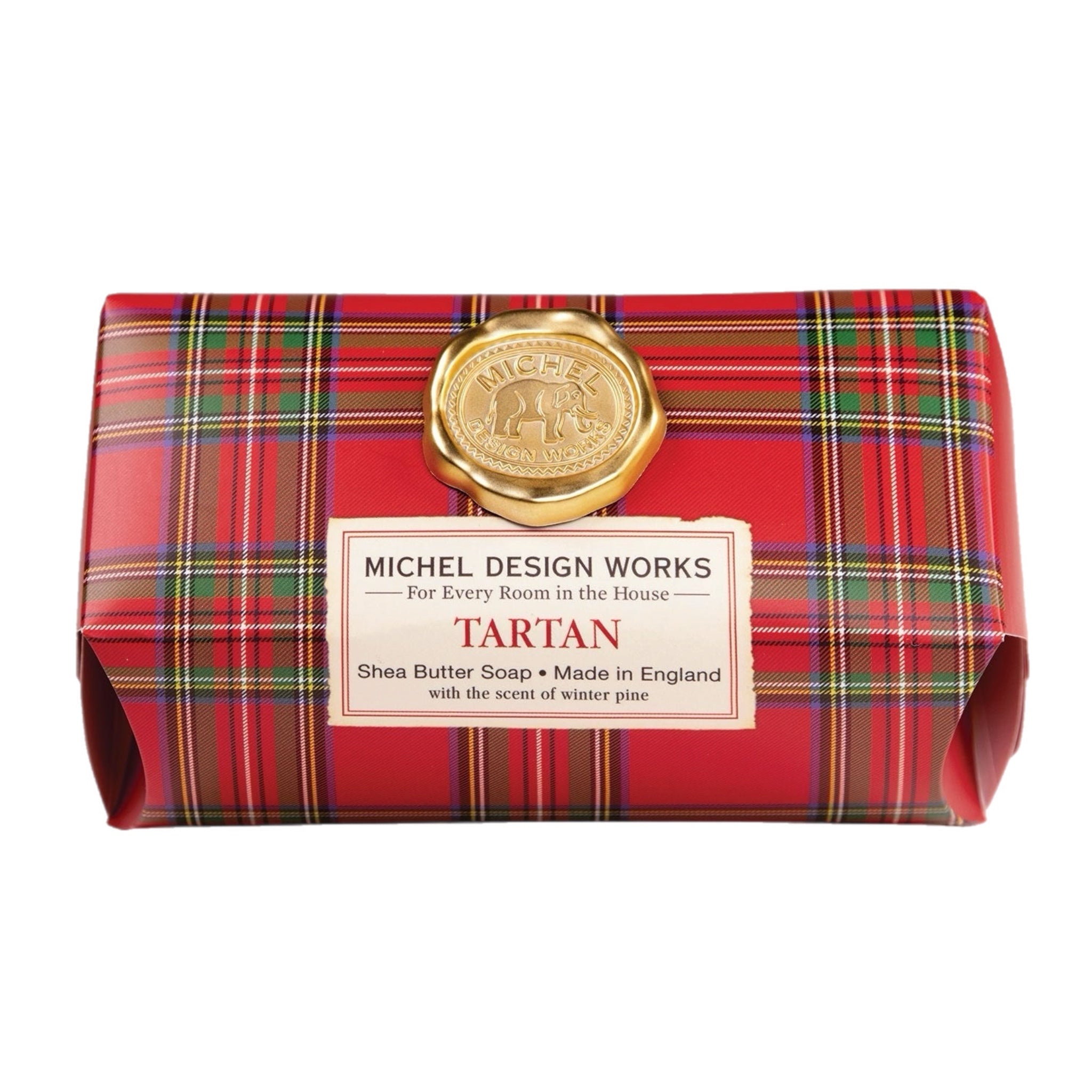 Michel Design Works Large Soap Bar: Tartan