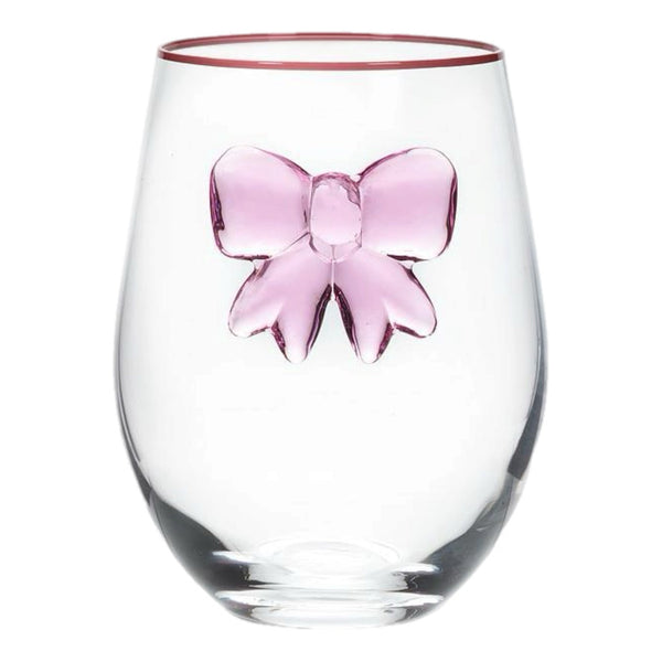 Assorted Glass Bow Drinkware, INDIVIDUALLY SOLD