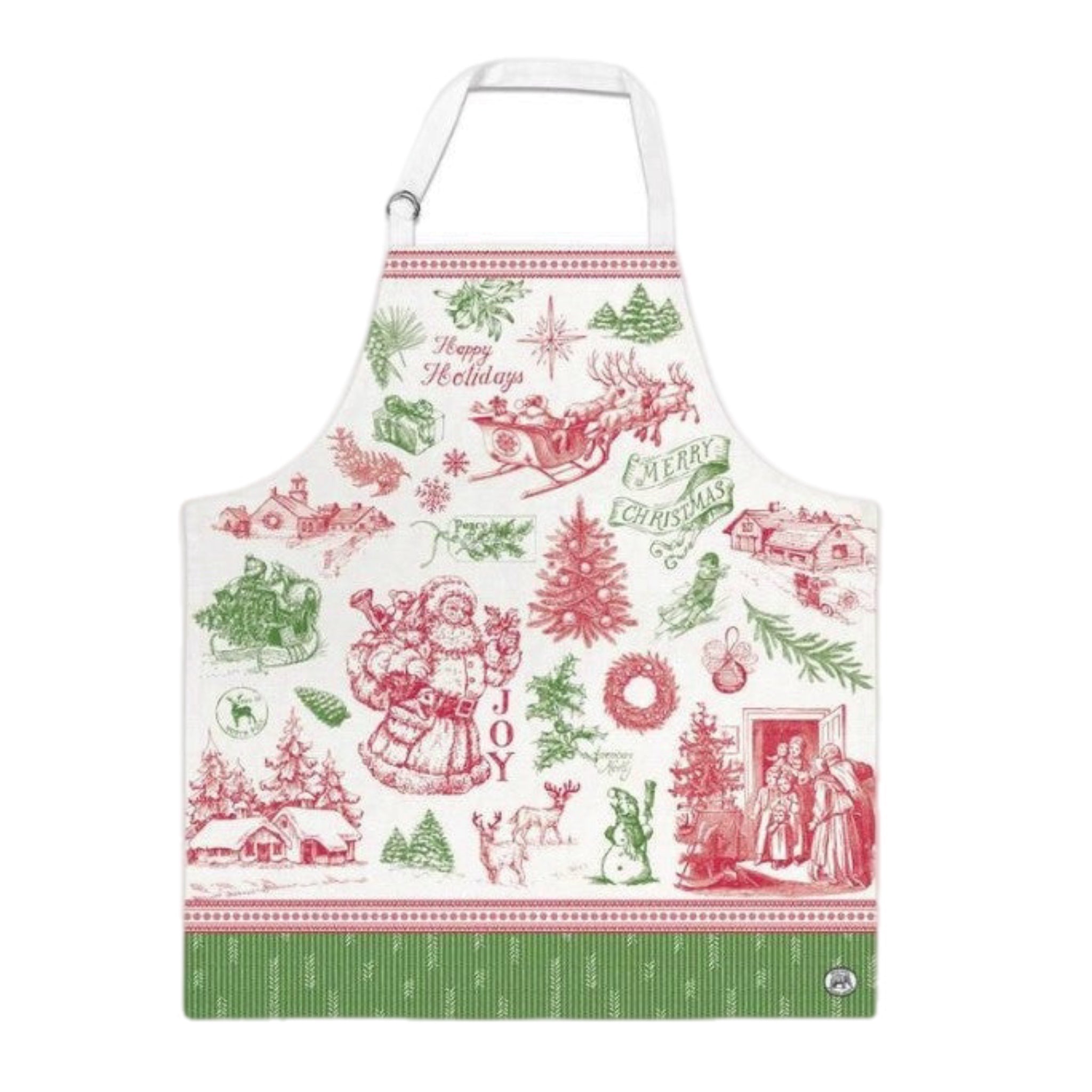 Michel Design Works ADULT Apron: It's Christmastime