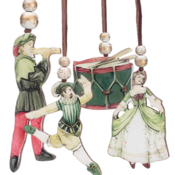 Assorted 12 Days Of Christmas Ornament, INDIVIDUALLY SOLD