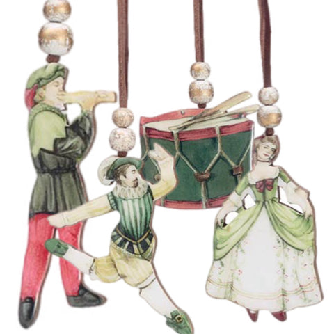 Assorted 12 Days Of Christmas Ornament, INDIVIDUALLY SOLD