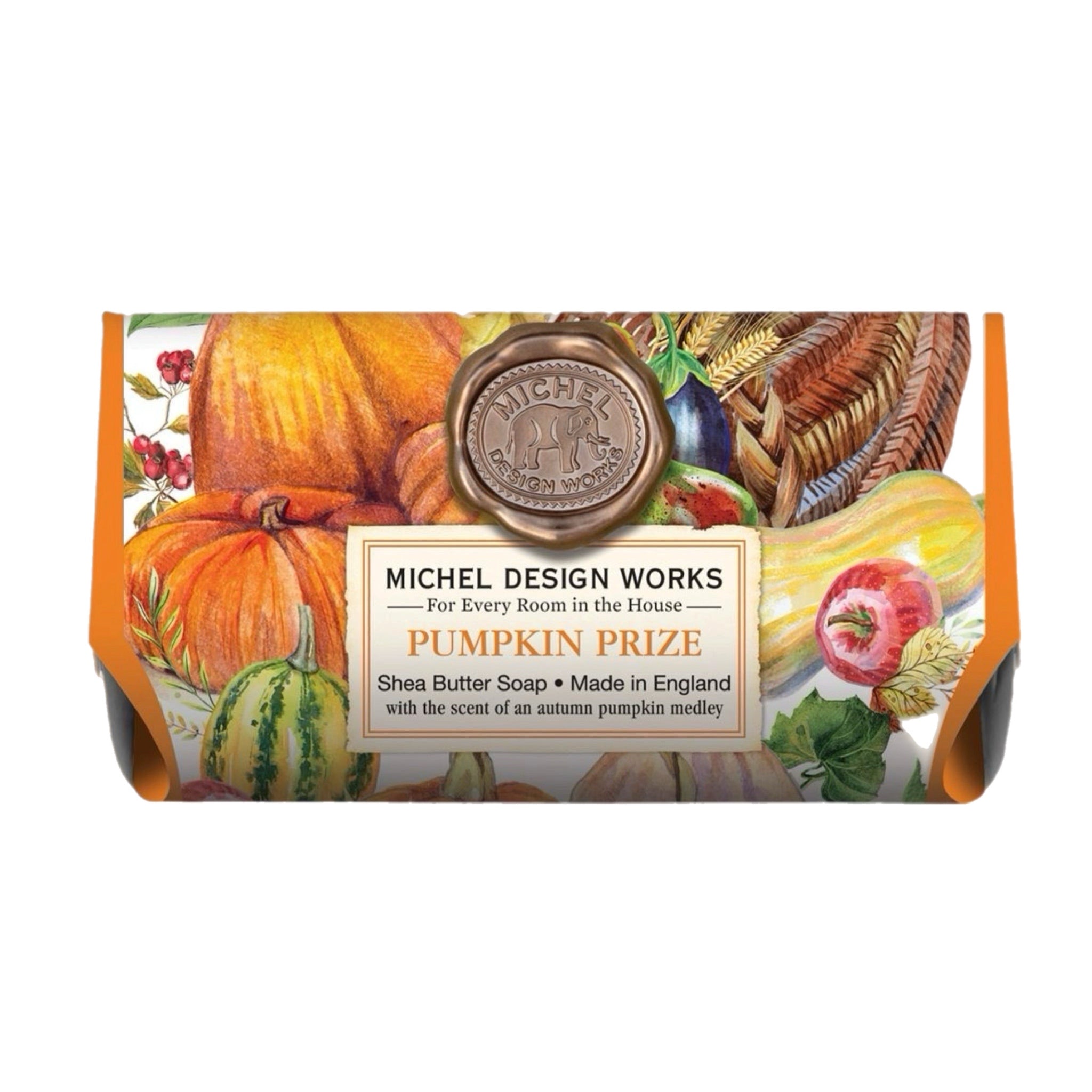 Michel Design Works Large Soap Bar: Pumpkin Prize