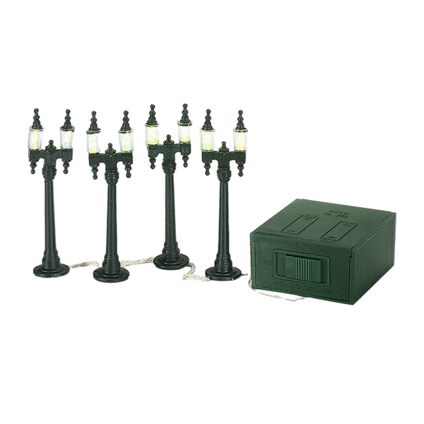 Dickens Village Previously Owned Collection: Double Street Lamps