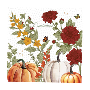 Michel Design Works Luncheon Napkins: Pumpkin Delight