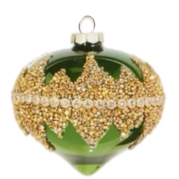 Assorted Green Beaded Ball, INDIVIDUALLY SOLD