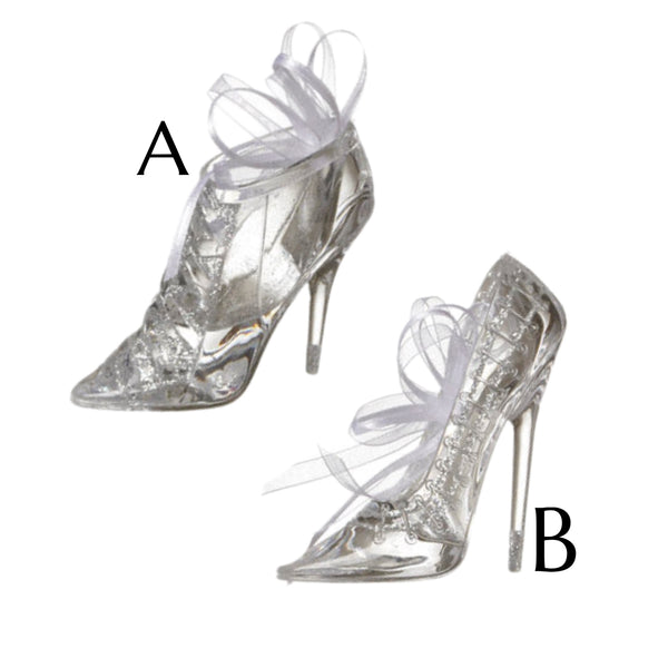 Assorted Silver High Heel Ornament, INDIVIDUALLY SOLD